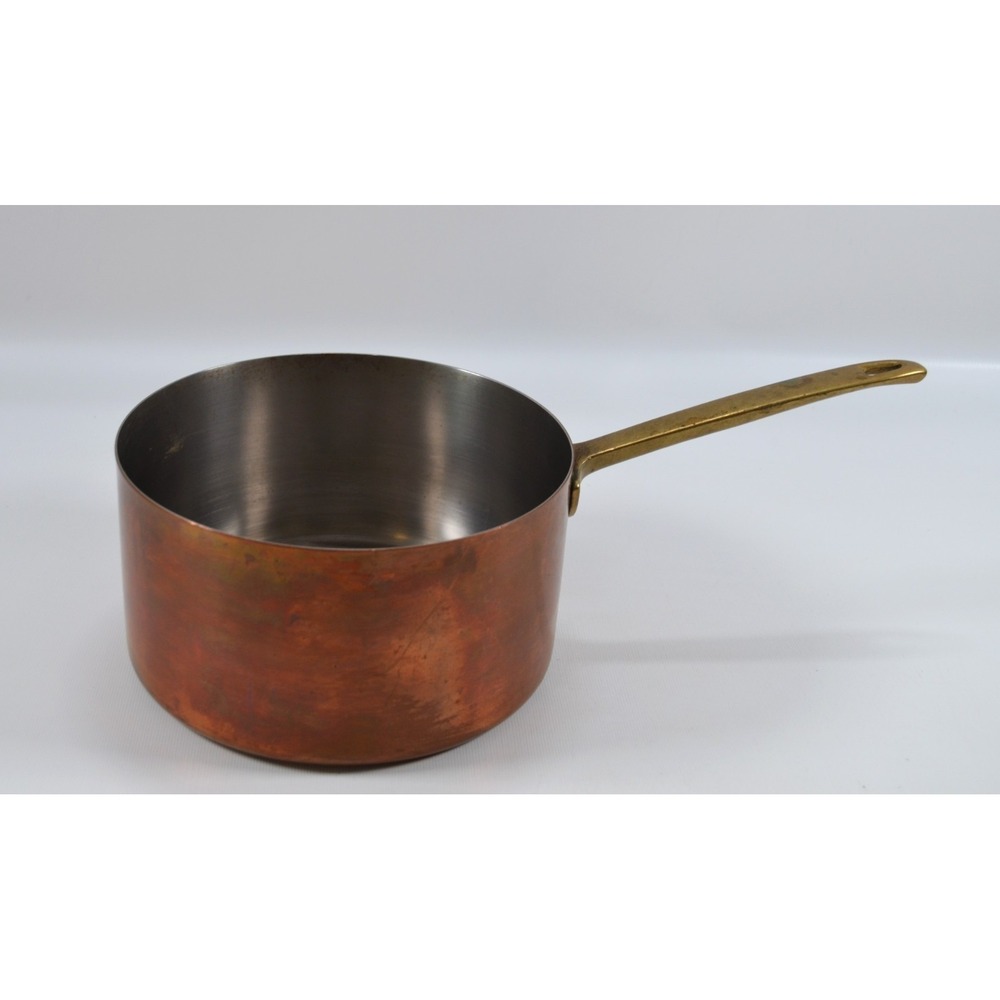 Vintage Paul Revere 1801‎ Copper Brass 3 Quart Sauce Pan